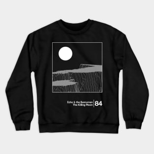 The Killing Moon / Minimal Style Graphic Artwork Design Crewneck Sweatshirt